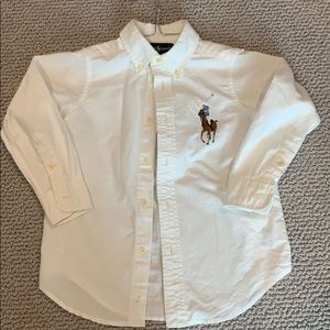 Ralph Lauren Boys BIG PONY Button Down Size 4